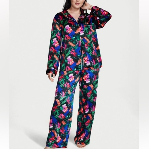 Victoria's Secret Other - Nwt Victoria's Secret Miami Tropic Pajama Set Size Top XXL Bottom XL